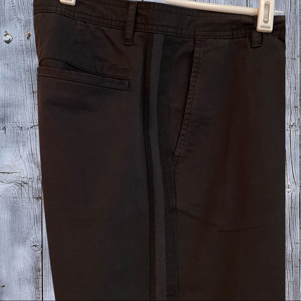 OVADIA khaki track pants. Sz 32. NWT
